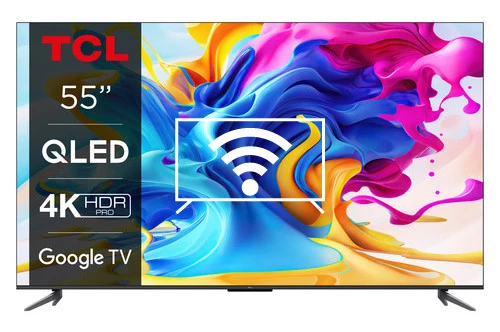 Connect to the Internet TCL TCL Serie C64 4K QLED 55" 55C645 Dolby Vision/Atmos Google TV 2023