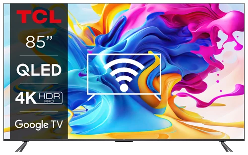 Connect to the internet TCL TCL Serie C64 4K QLED 85" 85C645 Dolby Vision/Atmos Google TV 2023
