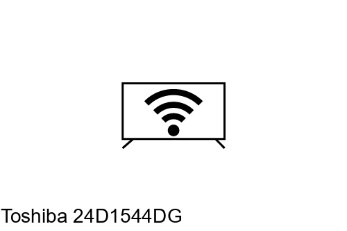 Connecter à Internet Toshiba 24D1544DG