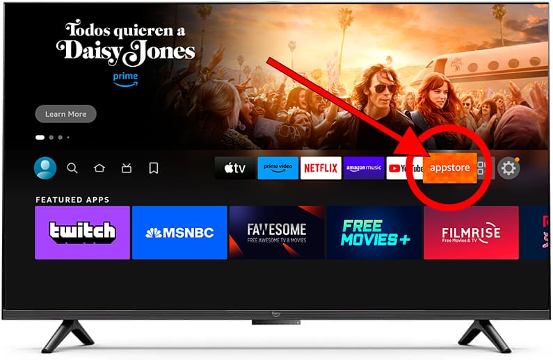 Apps store Fire TV