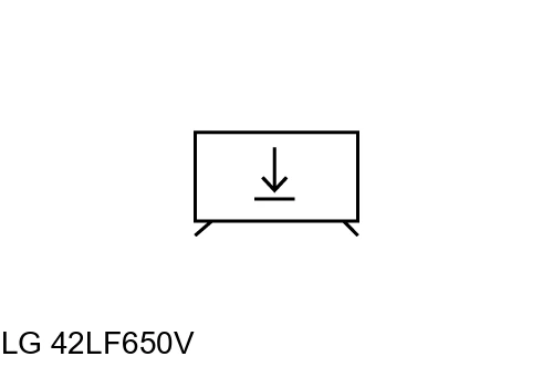 Installer des applications sur LG 42LF650V