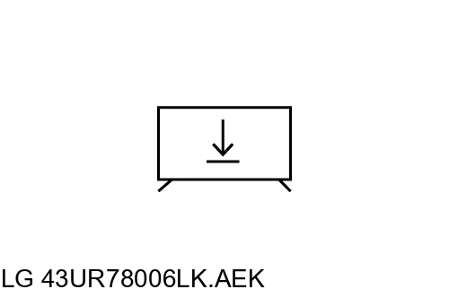 Installer des applications sur LG 43UR78006LK.AEK