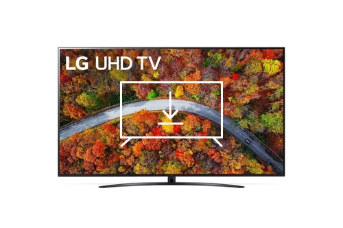 Install apps on LG TV 70UP81009 LA, 70" LED-TV, UHD