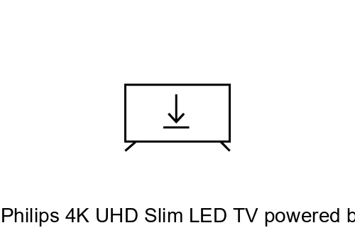 Instalar aplicaciones a Philips 4K UHD Slim LED TV powered by Android™ 50PUT6800/79