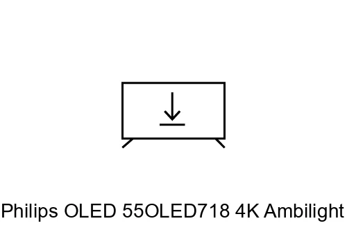 Installer des applications sur Philips OLED 55OLED718 4K Ambilight TV
