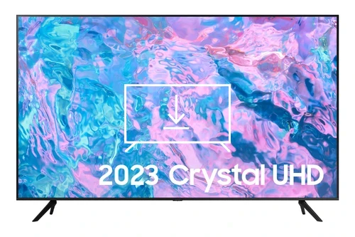 Install apps on Samsung 2023 58” CU7100 UHD 4K HDR Smart TV