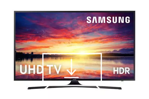 Install apps on Samsung 40" KU6000 6 Series Flat UHD 4K Smart TV