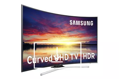 Install apps on Samsung 40" KU6100 6 Series Curved UHD HDR Ready Smart TV