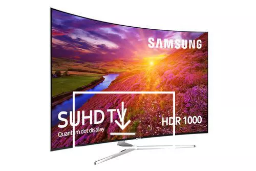 Install apps on Samsung 55” KS9000 9 Series Curved SUHD with Quantum Dot Display TV