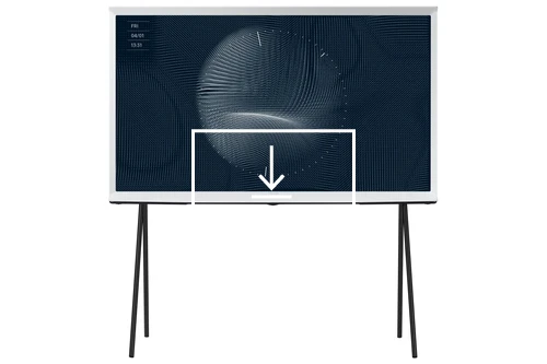 Instalar aplicaciones en Samsung 65" The Serif LS01B QLED 4K HDR Smart TV in Cloud White (2023)