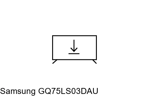 Install apps on Samsung GQ75LS03DAU