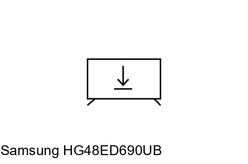 Installer des applications sur Samsung HG48ED690UB