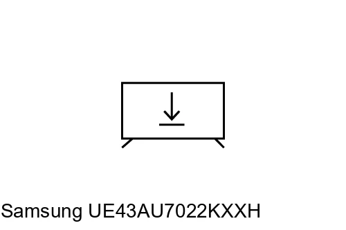 Install apps on Samsung UE43AU7022KXXH