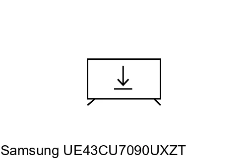 Install apps on Samsung UE43CU7090UXZT
