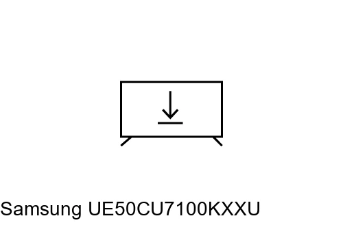 Installer des applications sur Samsung UE50CU7100KXXU