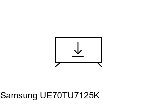 Install apps on Samsung UE70TU7125K