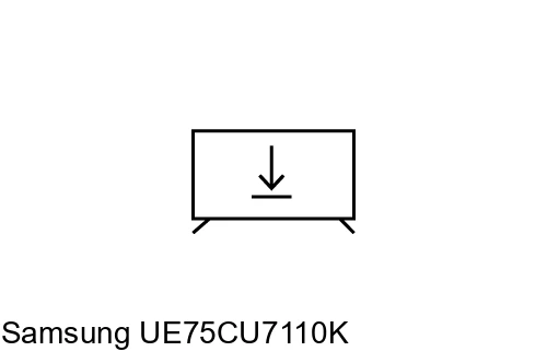 Install apps on Samsung UE75CU7110K