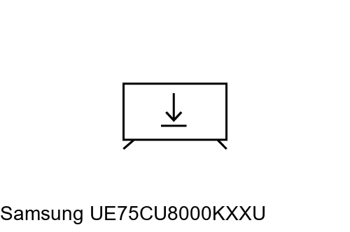 Install apps on Samsung UE75CU8000KXXU