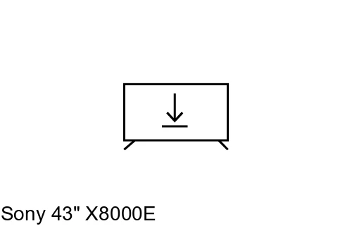 Instalar aplicaciones en Sony 43" X8000E