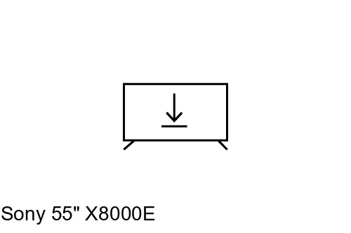 Instalar aplicaciones a Sony 55" X8000E