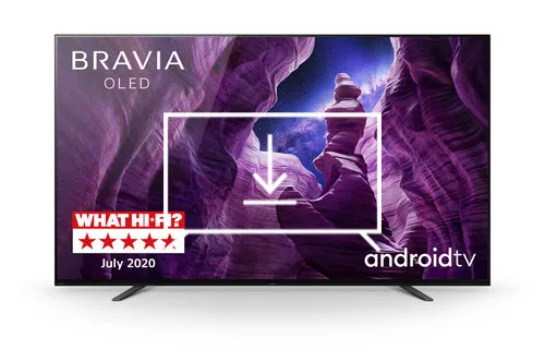 Install apps on Sony BRAVIA KD55A8