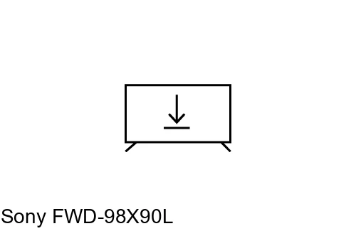 Install apps on Sony FWD-98X90L