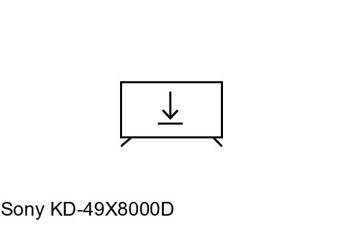 Installer des applications sur Sony KD-49X8000D