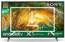 Install apps on Sony KD-75X8000H