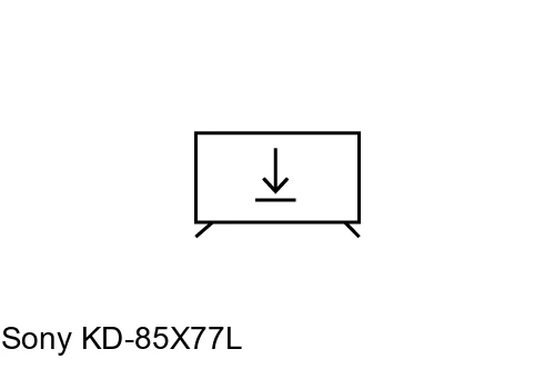 Instalar aplicaciones a Sony KD-85X77L