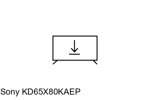 Instalar aplicaciones a Sony KD65X80KAEP