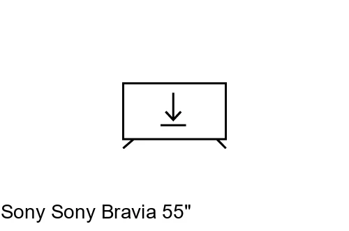 Installer des applications sur Sony Sony Bravia 55"