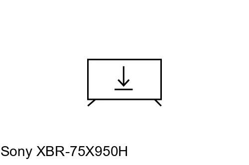 Install apps on Sony XBR-75X950H