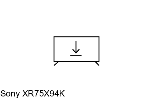 Installer des applications sur Sony XR75X94K