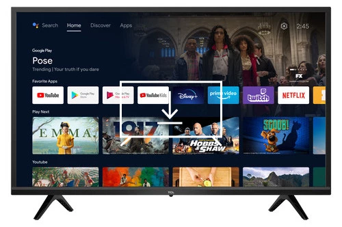 Install apps on TCL TCL 32S52K - 32-inch HD Smart Television with Android TV - HDR & Micro Dimming - Compatible with Google Assistant, Chromecast & Google Home, Slim Desi