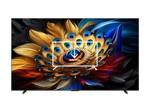 Install apps on TCL TCL Serie C6 Smart TV QLED 4K 98" 98C655, 144Hz, audio Onkyo con subwoofer, Google TV