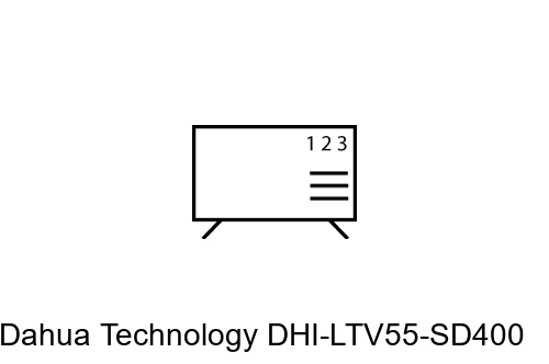 How to edit programmes on Dahua Technology DHI-LTV55-SD400