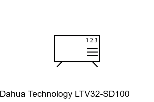 How to edit programmes on Dahua Technology LTV32-SD100