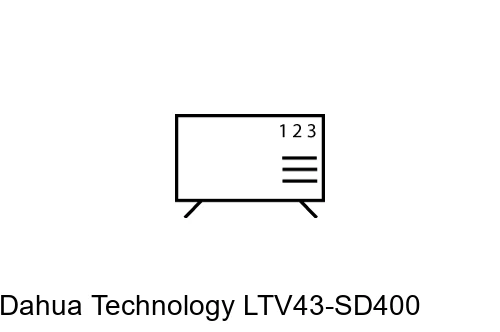 How to edit programmes on Dahua Technology LTV43-SD400