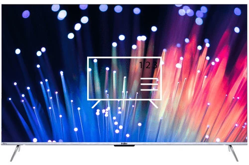 Organize channels in Haier 75 Smart TV S3