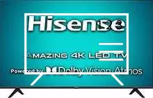 Organize channels in Hisense 55A71F