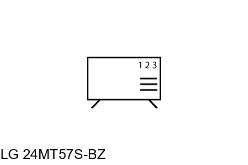 Comment trier les chaînes sur LG 24MT57S-BZ