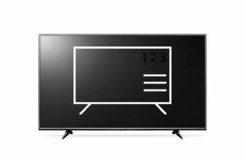 Organize channels in LG 43UH603V