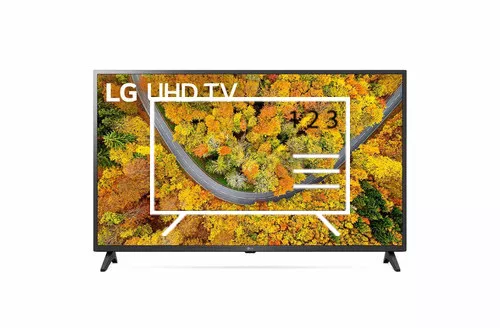 Organize channels in LG 43UP75009LF