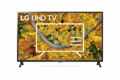 Organize channels in LG 43UP7500PSF
