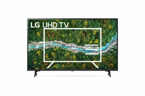 Organize channels in LG 43UP77006LB