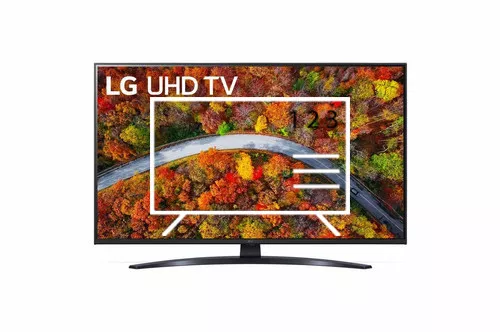 Organize channels in LG 43UP8100