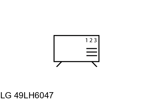 Ordenar canales en LG 49LH6047