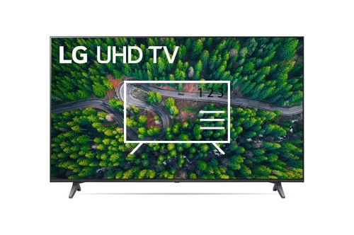 Organize channels in LG 50UP76709LB