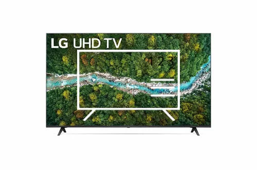 Organize channels in LG 50UP77006LB