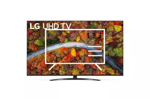 Organize channels in LG 50UP8100